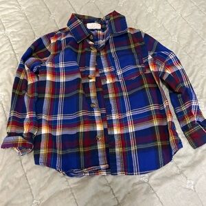 Crazy 8 Multicolor Plaid Button Down Shirt